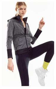 Nueva costura estilo Slim de Yoga de otoño e invierno ropa de secado rápido <span class=keywords><strong>Fitness</strong></span> de manga larga de <span class=keywords><strong>las</strong></span> mujeres chaqueta de deporte - Product Image 6