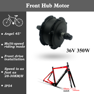 Kit de Conversión de Bicicleta Eléctrica Greenpedel China 36v 350w <span class=keywords><strong>Impermeable</strong></span> para Rueda Delantera de 20/26/28 Pulgadas - Product Image 2