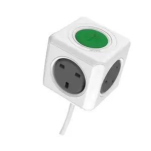 OSWELL UK table socket with on/off switch Powercube extension desktop outlets with switch