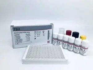 Elisa Kits Tiras de prueba como T3 T4 TSH HBA1C PCT D-Dimer Sistema abierto Puede funcionar con todas las máquinas Elisa