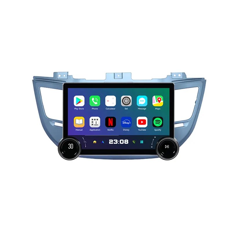 Barfond 11.5 Polegadas 1din Rádio Do Carro 4 + 64GB Carplay e Android Auto Construído em DSP Wifi BT GPS Ventilador de Refrigeração Para Hyundai Tucson 2015