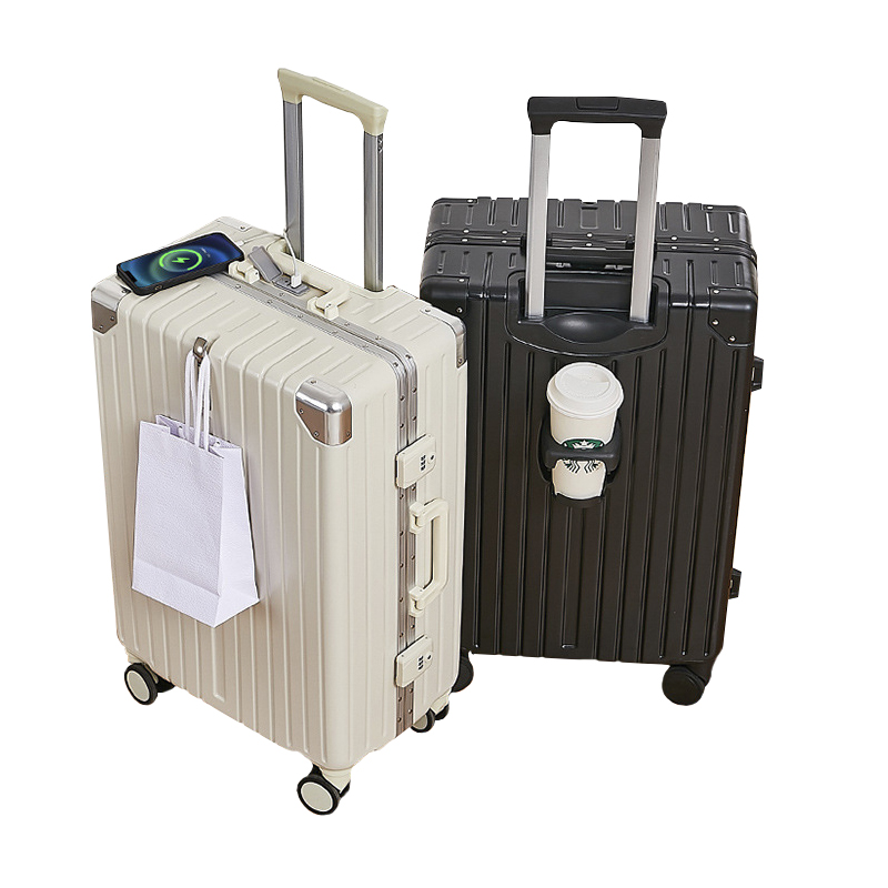 Индивидуальные чемоданы для кабины, сумки для путешествий, чемодан с держателем для чашки