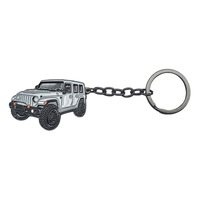 Ensemble de porte-clés pour camping-car en acier inoxydable de qualité supérieure, porte-clés Happy Camper, accessoires de camping de luxe, cadeau pour couples, livraison rapide