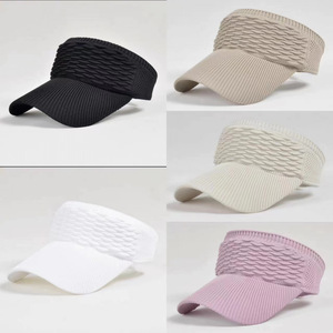 Visor Cap Camel Color Cotton Breathable Sunshade Foldable Unisex Spring Summer Autumn Casual Outdoor Use - Product Image 2