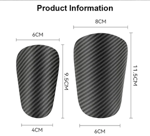 Protège-tibias de football miniatures en fibre de carbone pour fabricants d'équipements de football - Product Image 6