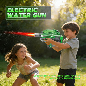 ปืนฉีดน้ำแบตเตอรี่ขนาด 140 มล. สำหรับเล่นเกมยิงปืนกลางแจ้งในฤดูร้อน ขายส่งแบบแพ็คคู่ ปืนของเล่นใสสำหรับเด็ก - Product Image 3