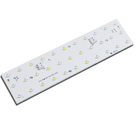 AC DC 1.5MM 2.0mm Epaisseur Matériau Aluminium LED PCB Circuit Board Linéaire PCB Modules avec Bouton Poussoir pour LED Linéaires Lumières