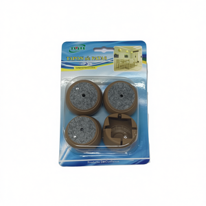 Tappetini per Gambe di Tavolo in Tessuto Non Tessuto, Misura Media, Confezione da 12 Pezzi - Product Image 2