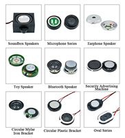 Micro Altavoz Ovalado KBE-15*10mm, 8 1W, Impermeable IP67, para Niños, Cepillo de Dientes en Forma de U, Teléfono Móvil, Conducción