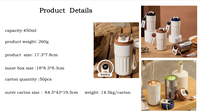 Gobelet intelligent personnalisé 450 ml en acier inoxydable 316, tasse de voyage avec affichage de la température, tasse à café isotherme sous vide