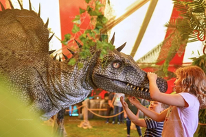 2024 giáng sinh kích thước cuộc sống khủng long trang phục cho hiệu suất - Product Image 2