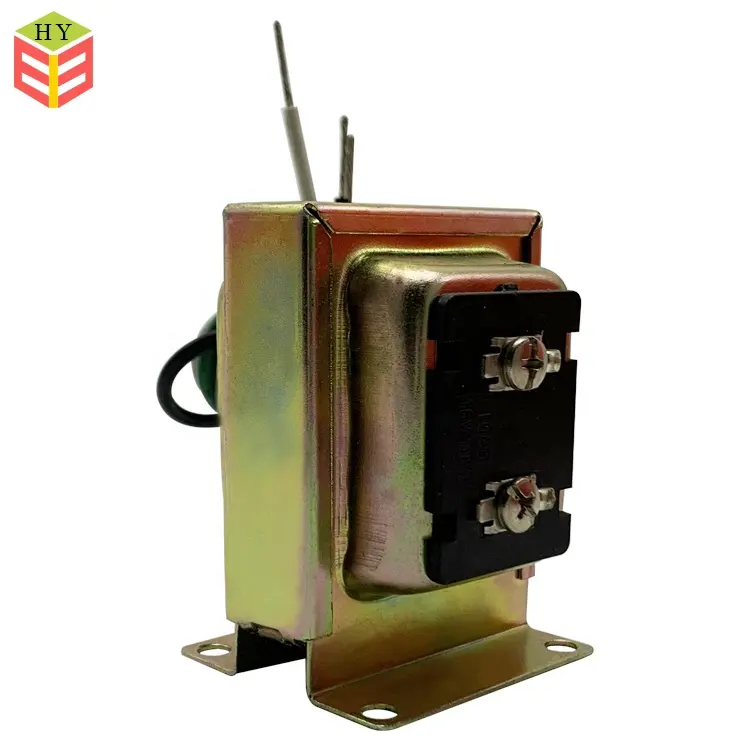 Dapat Disesuaikan EI57 60VA Frekuensi Rendah Stepdown 110V 16V 10VA 30VA 40VA AC Transformer Fase Tunggal Doorbell Transformer