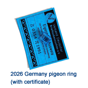 Hoge kwaliteit <span class=keywords><strong>2026</strong></span> FCI Racing <span class=keywords><strong>Pigeon</strong></span> Club directe verkoop op maat gemaakte duivenringen vogel RFID duivenringen vogelring - Product Image 3