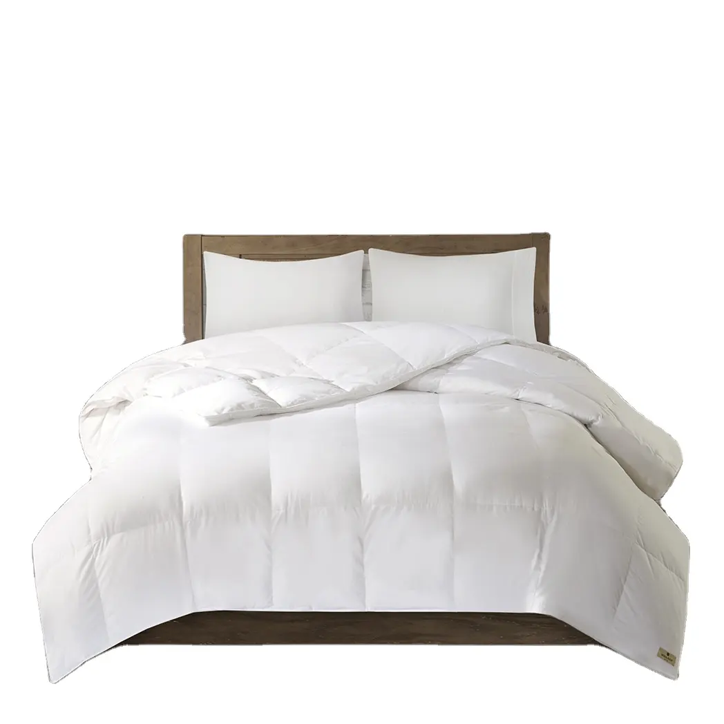 luxury bed cover cotton bedding set customized comforter set 100% cotton white quilt set