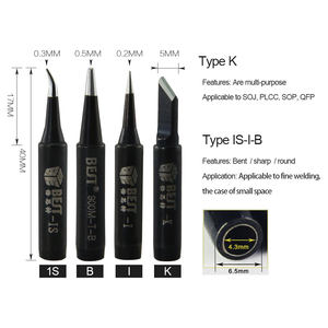 Puntas de Soldadura de Alto Rendimiento BST-900M-T, Sin Plomo, 1.2D/1.6D/2.4D, Soporte Personalizado (ODM/OEM), Soldadura Eficiente - Product Image 4