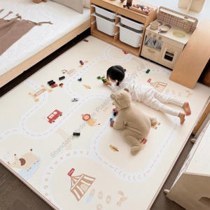Tapis de jeu pour bébé Hydefoam XPE pliable avec noyau en mousse haute résilience offrant une <span class=keywords><strong>protection</strong></span> contre les chutes et les roulements - Product Image 6