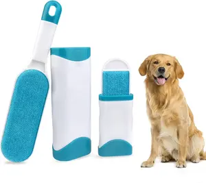 Tragbare Flusen entferner Bürste Fussel Roller Sofa Kleidung Reinigung Flusen entferner Bürste mit selbst reinigender Basis Hund Tierhaarent ferner