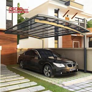 Garage per auto con <span class=keywords><strong>struttura</strong></span> in alluminio simile a tettoie in policarbonato ideale per parcheggio per auto nel cortile Carport da giardino - Product Image 1