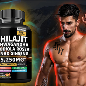 Biologische Shilajit Capsules Met Ashwagandha En Rhodiola Rosea Bulk Groothandel Levering Professionele Oem Odm Productie - Product Image 6