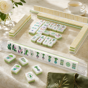 Juego <span class=keywords><strong>de</strong></span> Mahjong Personalizado <span class=keywords><strong>de</strong></span> Bambú y Acrílico con Reglas Americanas, Ideal <span class=keywords><strong>para</strong></span> Regalos Promocionales Corporativos y Noches <span class=keywords><strong>de</strong></span> Juego en Familia - Product Image 2