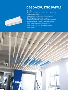 Panneaux <span class=keywords><strong>de</strong></span> plafond Radeaux acoustiques Panneaux acoustiques pour salle <span class=keywords><strong>de</strong></span> classe Nouveau design Insonorisé Acheter à bas <span class=keywords><strong>prix</strong></span> Absorbant le son - Product Image 5