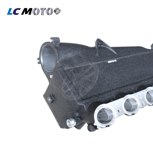 CNC Billet Endtank MAX CORE Gen <span class=keywords><strong>2</strong></span> B58 Charge air Cooler Intake Manifold untuk M340i G20 G29 A90 3.0T 2020+ Tidak Cocok untuk 48V - Product Image 4