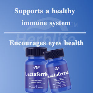 OEM Vente chaude - Personnalisable - Capsules de lactoferrine Santé immunitaire, santé digestive, soutien de la vision, sans gluten, non OGM, 60 capsules - Product Image 3