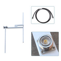 Antenne dipolaire Yagi pour station de radio FM 88-108 MHz avec câble Heliax de 3 m 1/2'' pour émetteur FM