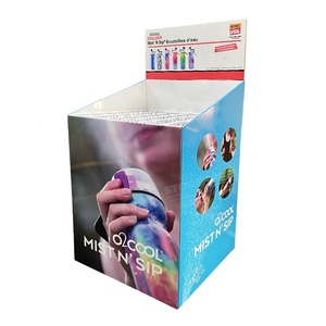 Présentoir en carton ondulé amovible pour produits en promotion, installation rapide, autoportant, FSDU - Product Image 2
