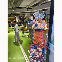Figurine d'action en résine de fibre de verre de haute qualité, taille réelle 220 cm, Son Goku Dragon Ball Z, Dragon Balls Treatment Vegeta, pour la décoration de la maison