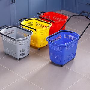 Groothandel Supermarkt Plastic Hand Commerciële Winkelmand Winkel Plastic Opbergmanden Doos - Product Image 6