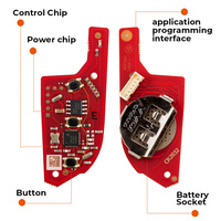Xhorse Kablolu XKLKS0EN 3 Düğmeli Kesilmemiş Bıçaklı Oto Anahtar Yedekleme İmmobilizer Programlama Aracı Vvdi Key Tool Max için Uzaktan Kumandalı Anahtar