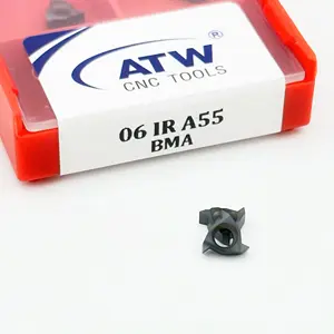 High Performance Cutter CNC Threading Inserts 06IR A60 A55 External Threading Inserts For Turning Lathe ISO thread