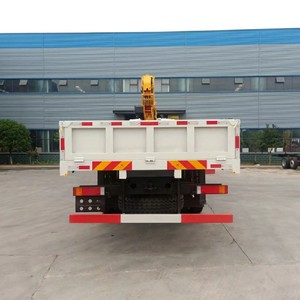 รถบรรทุกติดเครน 8x4 ลดราคาจากโรงงาน รถบรรทุกขนส่งสินค้าประสิทธิภาพสูงพร้อมเครนแขนตรง - Product Image 5