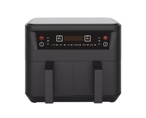 Friggitrici ad aria intelligente all'ingrosso <span class=keywords><strong>nija</strong></span> elettrodomestici da cucina multifunzione elettrico 9-10l doppia doppia friggitrice ad aria digitale senza olio - Product Image 1