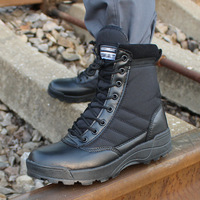 Vente chaude bottes de combat en plein air bottes tactiques montantes hommes et femmes semelle en caoutchouc bottes du désert chaussures de randonnée