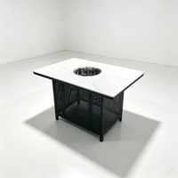 Table de cuisson électrique encastrable en métal pour comptoir, sans fumée, personnalisable pour restaurants et usage extérieur