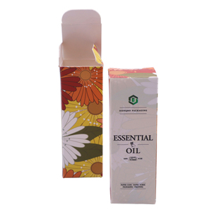 Custom Luxury 50ml 30ml 10ml <strong>Essential</strong> Oil Perfume Recyclable Square Cosmetic Kraft Paper Box Packaging with Embossing - Product Image 4