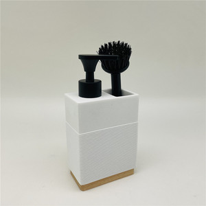 2 n1 <span class=keywords><strong>pietra</strong></span> di sabbia multiuso contenitore da cucina Organizer con pompa di sapone <span class=keywords><strong>set</strong></span> da <span class=keywords><strong>bagno</strong></span> per uso cucina - Product Image 5