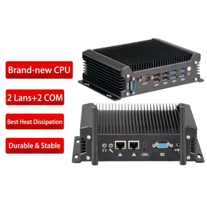 Nhà Máy micro giá rẻ PC mini máy tính intel core i5 4278u kép LAN Ethernet 8 USB Ubuntu Win 10 11 không quạt mini công nghiệp PC