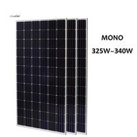 Système d'énergie solaire, panneau solaire bifacial, bleu foncé, monocristallin, silicium stalin, connecteur compatible, TUV CE CY 10 ANS