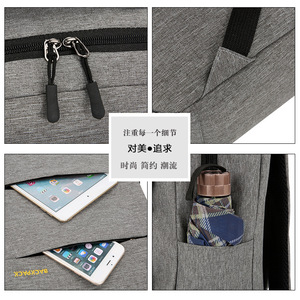 Mochila para Portátil Personalizada de 3 Piezas, Gran Capacidad, Impermeable - Product Image 3