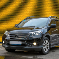 Ensemble de phares à LED Matrix Lens, pièces automobiles pour Honda CRV 2012 à 2014, feux de jour, clignotants séquentiels