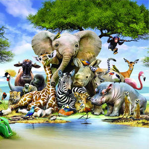 Rompecabezas de Papel de 1000 Piezas para Adultos, Diseño de Cielo Estrellado, Sueño, Pato Cisne, Animales, Superdifícil, Embalaje en Caja de Color, Modelo 6, Yiwu - Product Image 4