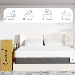 Colchón Queen de <span class=keywords><strong>8</strong></span> Pulgadas, Moderno y Transpirable, de Espuma Viscoelástica para Apartamentos Medianos y Hoteles - Product Image 6