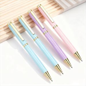 Macaron-<b>colored</b> Hot-selling Kawaii Metal Ballpoint <b>Pen</b> with logo Business Multicolor Signature <b>Pen</b> Custom <b>Pen</b> for Giving Gifts - Product Image 1