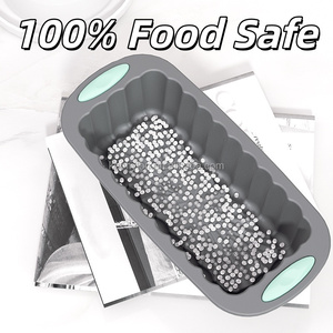 Petite <span class=keywords><strong>Moule</strong></span> à Gâteau en Silicone Antiadhésive Écologique Résistante à la Chaleur, Facile à Utiliser, <span class=keywords><strong>Moule</strong></span> à Pain Rainuré, Style Populaire - Product Image 5