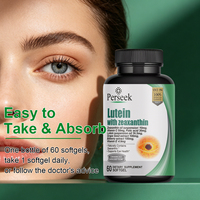 Perseek Luteine et Zéaxanthine en gélules souples – Soin des yeux pour enfants et adultes – Complément vitaminique personnalisable – 1 dose par jour – 60 gélules
