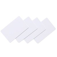 Maßgefertigte PVC Kontaktlose NFC Smart Card RFID 125KHz 13,56MHz 860-960MHz Wasserdichte Weiße Geschäfts-/Mitgliedskarte Hotel-Zahlungskarte