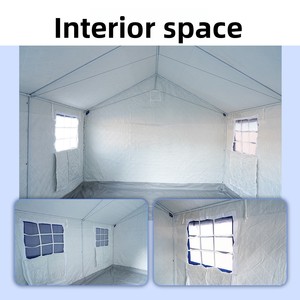 Tente de secours Oxford de 20 m² pour situations d'urgence, abri isolé pour <span class=keywords><strong>le</strong></span> camping, imperméable, pour les situations d'urgence en plein air - Product Image 2